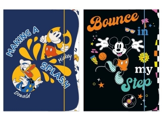 TECZKA Z GUMK A4 / MICKEY MOUSE - KIDS [opakowanie=10szt]