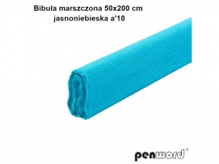BIBUŁA MARSZCZONA 50x200cm JASNONIEBIESKA a10 AC-27 (SZPSH)