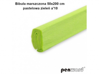 BIBUŁA MARSZCZONA 50x200cm PASTELOWA ZIELEŃ a10 AC-41 (SZPSH)
