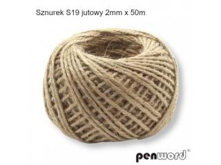 SZNUREK S19 JUTOWY 2mm x 50m