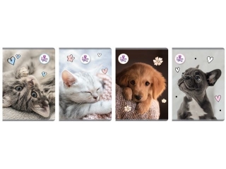 ZESZYT A5/60k. linia / THE SWEET PETS [opakowanie=5szt]