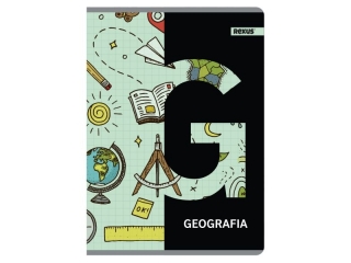 ZESZYT TEMATYCZNY A5/60k. kratka / GEOGRAFIA [opakowanie=5szt]