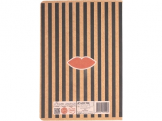 ZESZYT A5/60k. Linia / KRAFT LINER [opakowanie=5szt]