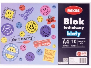 BLOK TECHNICZNY BIAY A4/10k.