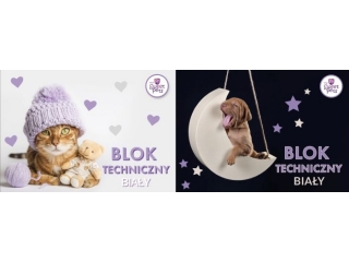 BLOK TECHNICZNY BIAY A4/10k. / THE SWEET PETS