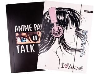 TECZKA Z GUMKĄ A4 / MANGA