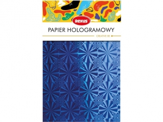 ZESTAW KREATYWNY A4/10ark. / PAPIER HOLOGRAMOWY