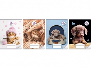 ZESZYT A5/32k. Linia / THE SWEET PETS [opakowanie=10szt]