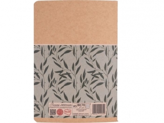 ZESZYT A5/80k. Kratka / KRAFT LINER [opakowanie=5szt]