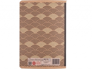 ZESZYT A5/80k. Kratka / KRAFT LINER [opakowanie=5szt]