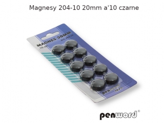 MAGNESY 204-10 20mm a10 CZARNE