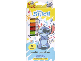 KREDKI PASTELOWE JUMBO 12kol. / STITCH