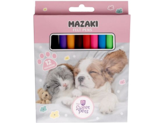 MAZAKI 12kol. w kartoniku / THE SWEET PETS