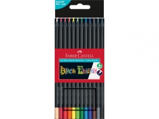KREDKI TRÓJKĄTNE BLACK EDITION 12 KOL. FABER-CASTELL