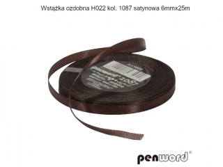 WSTKA OZDOBNA H022 KOL. 1087 SATYNOWA 6mmx25m