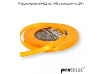 WSTKA OZDOBNA H022 KOL. 1162 SATYNOWA 6mmx25m