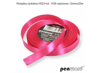 WSTKA OZDOBNA H023 KOL. 1036 SATYNOWA 12mmx25m
