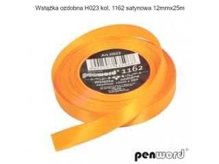 WSTKA OZDOBNA H023 KOL. 1162 SATYNOWA 12mmx25m