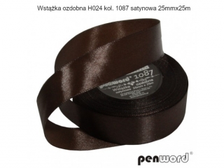 WSTKA OZDOBNA H024 KOL. 1087 SATYNOWA 25mmx25m
