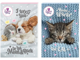 NOTES A6/30k. z poddrukiem / THE SWEET PETS [opakowanie=12szt]