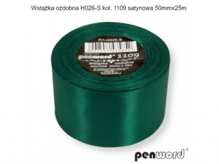 WSTKA OZDOBNA H026-S KOL. 1109 SATYNOWA50mmx25m