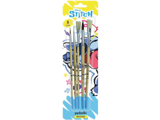 PDZELKI Z NATURALNEGO WOSIA 5szt. / STITCH