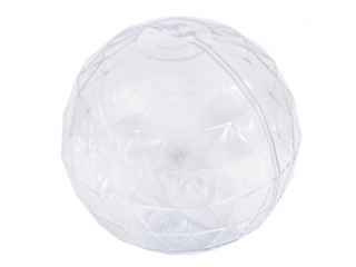 BOMBKI AKRYLOWE 8 CM , FASETKOWE , 6 SZT,