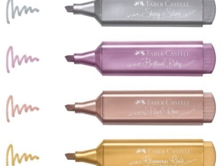 ZAKRELACZ 1546 METALICZNY CREATIV STUDIO 4 KOL. OP. KARTONOWE FABER-CASTELL