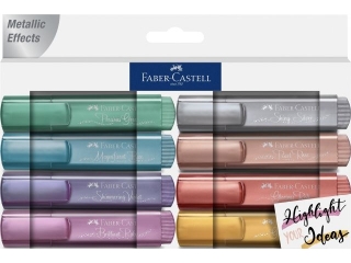 ZAKRELACZ 1546 METALICZNY CREATIV STUDIO 8 KOL. OP. KARTONOWE FABER-CASTELL