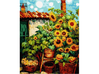 MALOWANIE PO NUMERACH PODOBRAZIE 40X50 CM NIKI4 SONECZNIKI