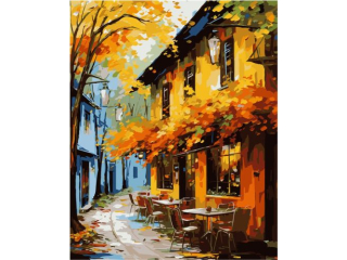 MALOWANIE PO NUMERACH PODOBRAZIE 40X50 CM NIKI4 JESIEŃ