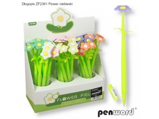 DUGOPIS ZF2361 FLOWER NIEBIESKI [opakowanie=36szt]