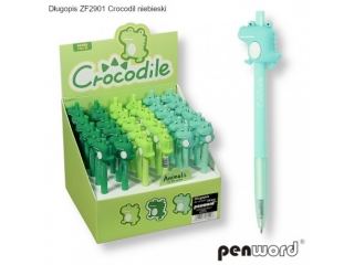 DUGOPIS ZF2901 CROCODIL NIEBIESKI [opakowanie=36szt](SZPSH)
