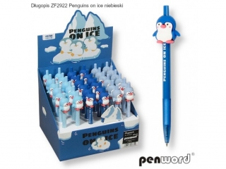 DUGOPIS ZF2922 PENGUINS ON ICE NIEBIESKI [opakowanie=36szt](SZPSH)