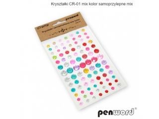 KRYSZTAŁKI CR-01 MIX KOLOR SAMOPRZYLEPNEMIX