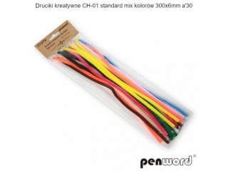 DRUCIKI KREATYWNE CH-01 STANDARD MIX KOLORÓW 300X6mm a30