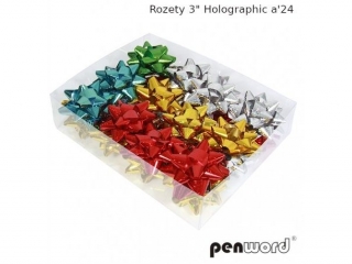 ROZETY 3" HOLOGRAPHIC a24