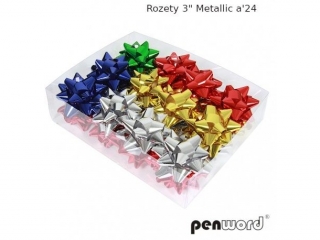 ROZETY 3" METALLIC a24