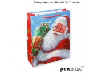 TORBY PREZENTOWE TRB 97-2 BN 32x26x10 [opakowanie=12szt]