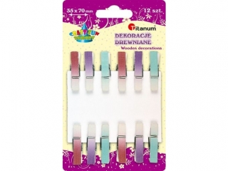dekoracje drewniana35x70mm/12szt