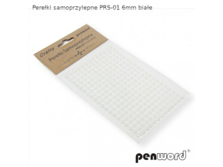 PEREŁKI SAMOPRZYLEPNE PRS-01 6mm BIAŁE