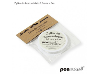 ŻYŁKA DO BRANSOLETEK 0, 8mm x 8m