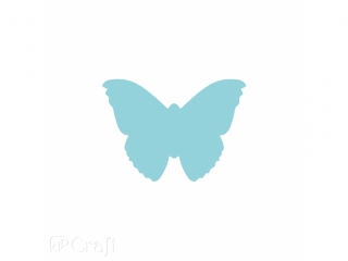 DZIURKACZ OZDOBNY  DO PAPIERU I PIANKI  5 CM MOTYL