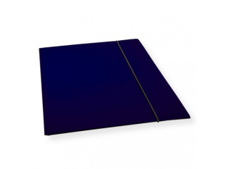 TECZKA A4 Z GUMK CF-1 LAKIEROWANA GRANATOWA 300gsm [opakowanie=10szt](SZPSH)