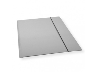 TECZKA A4 Z GUMK CF-1 LAKIEROWANA SZARA 300gsm [opakowanie=10szt](SZPSH)
