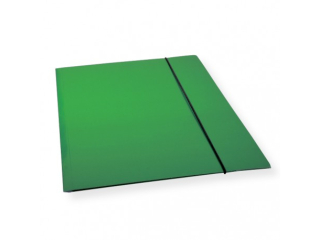 TECZKA A4 Z GUMK CF-1 LAKIEROWANA ZIELONA 300gsm [opakowanie=10szt](SZPSH)