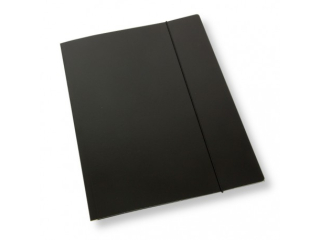 TECZKA A4 Z GUMK CF-2 LAMINOWANA CZARNA 350gsm [opakowanie=10szt](SZPSH)
