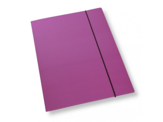 TECZKA A4 Z GUMK CF-2 LAMINOWANA FIOLETOWA 350gsm [opakowanie=10szt](SZPSH)