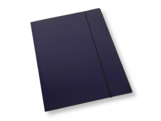 TECZKA A4 Z GUMK CF-2 LAMINOWANA GRANATOWA 350gsm [opakowanie=10szt](SZPSH)