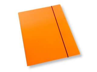 TECZKA A4 Z GUMK CF-2 LAMINOWANA POMARACZOWA 350gsm [opakowanie=10szt](SZPSH)